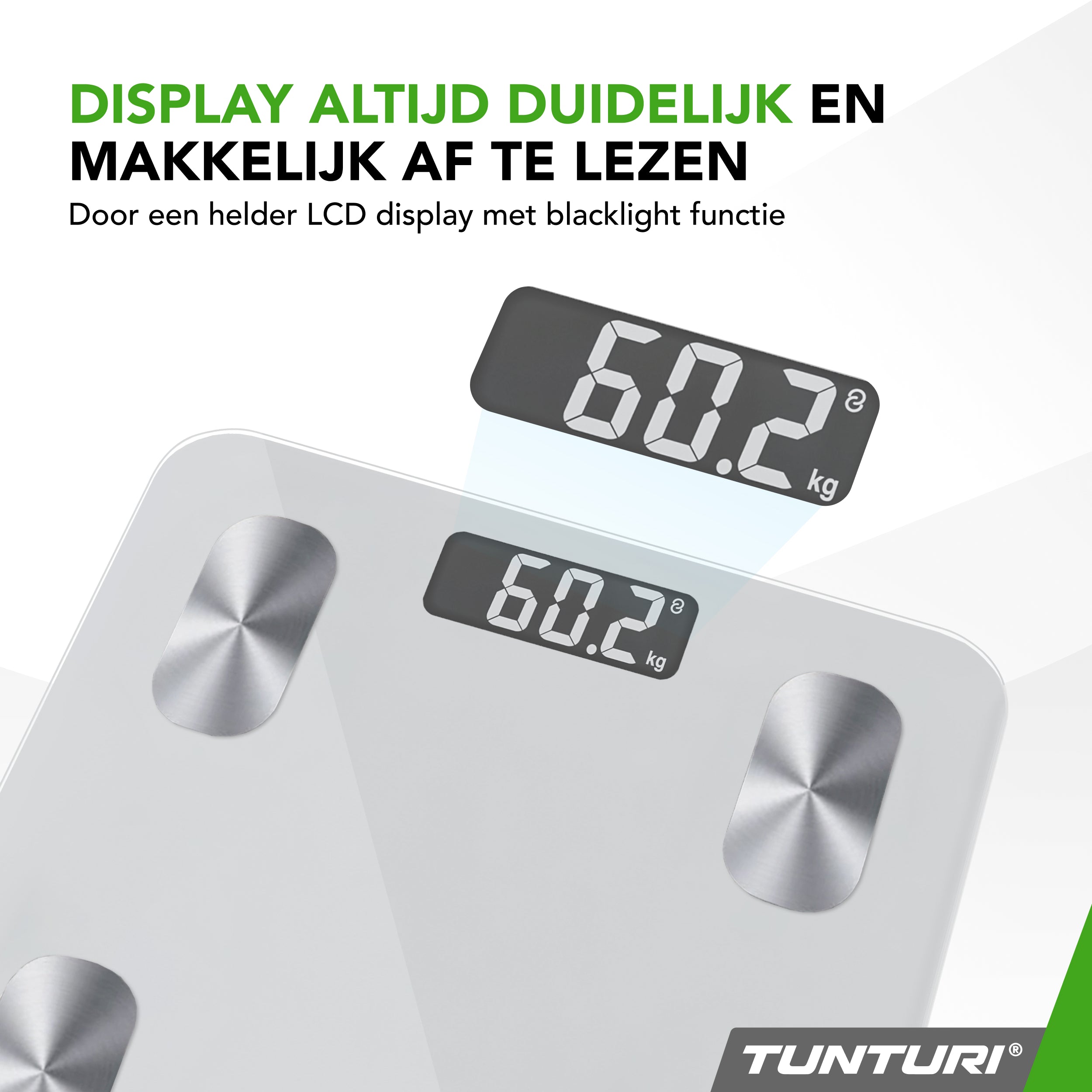 Tunturi SC30 Smart Scale, White afbeelding 3