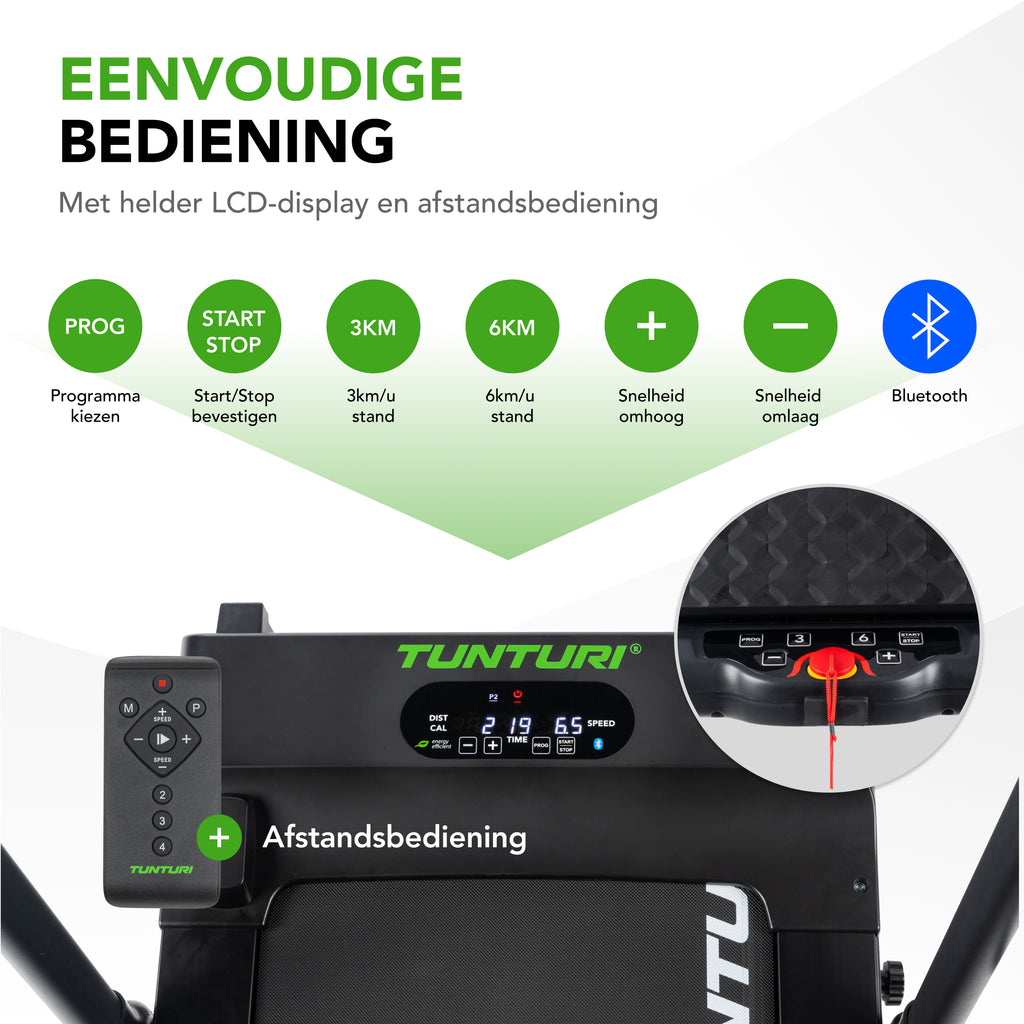 Tunturi Cardio Fit T10 Treadmill afbeelding 4