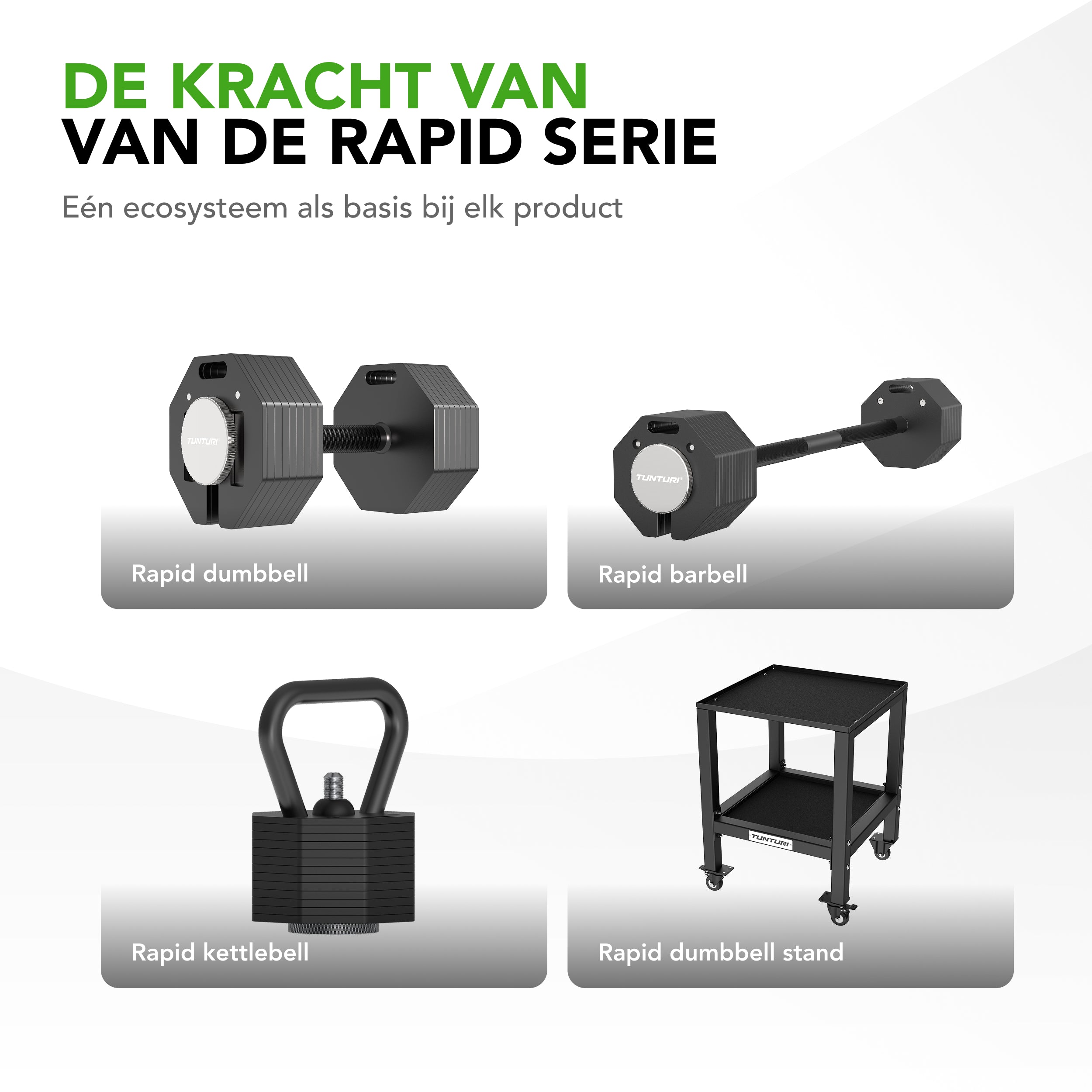 Tunturi Rapid Adjustable Dumbbell Stand afbeelding 5