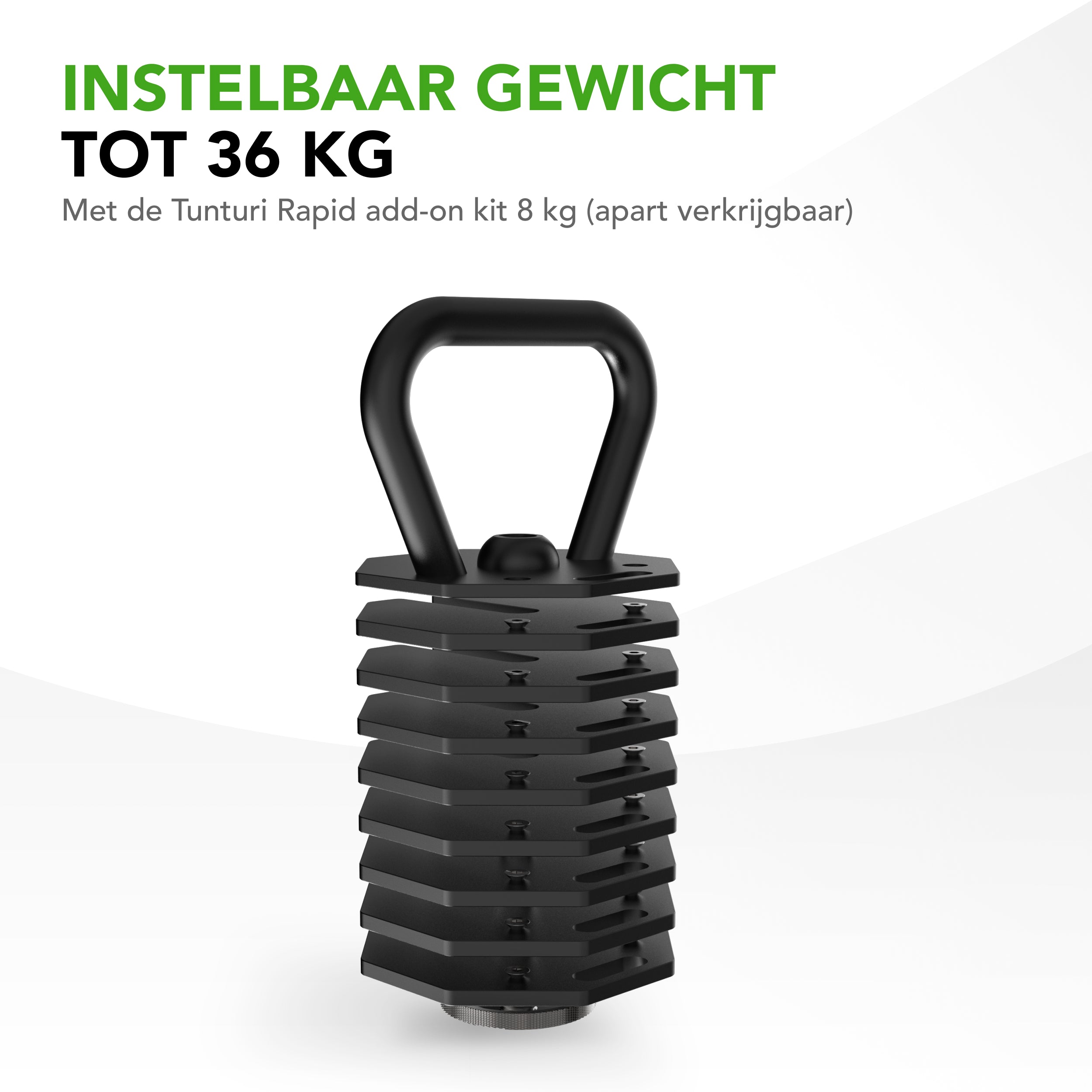 Tunturi Rapid Adjustable Kettlebell Handle, 3,5kg afbeelding 7