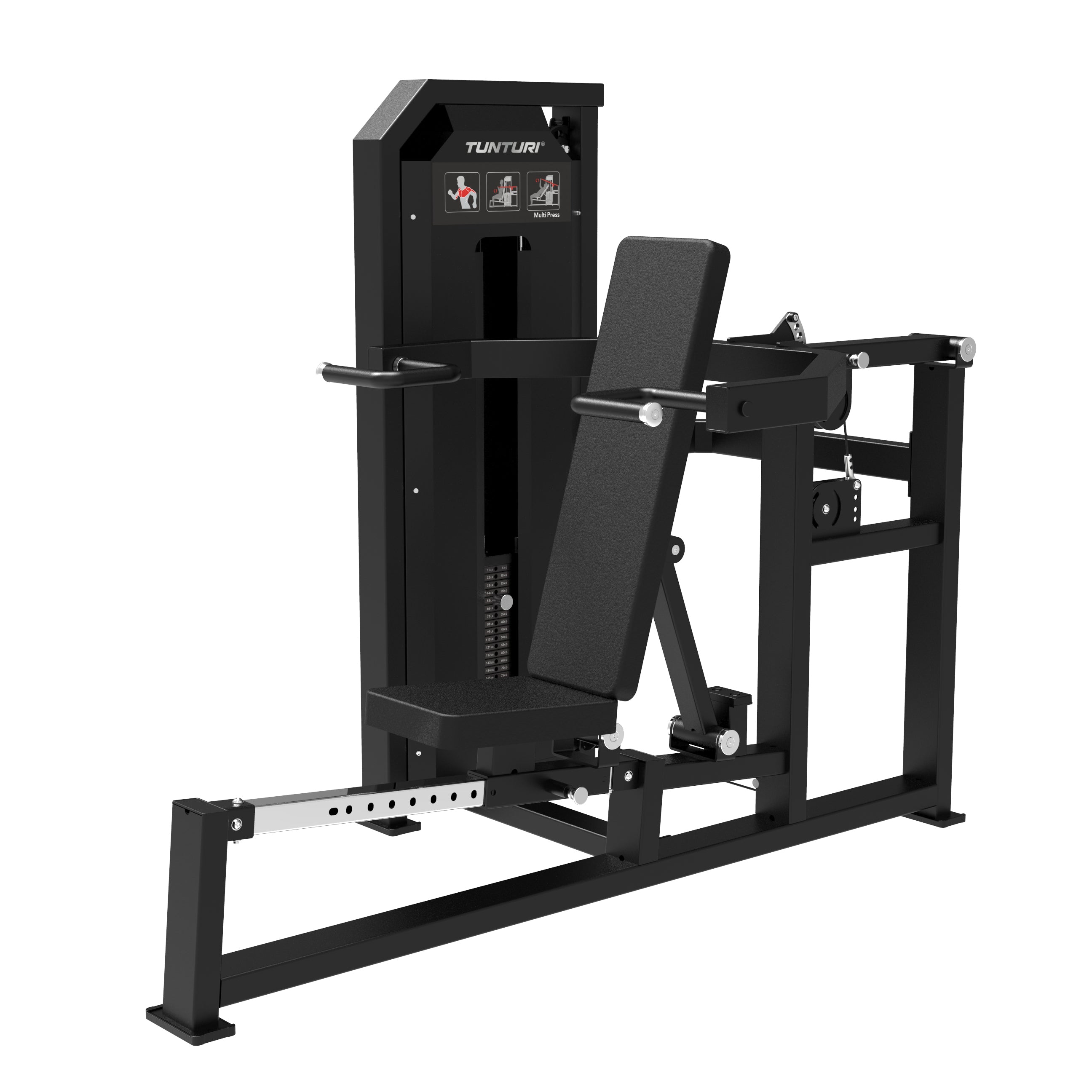 Tunturi Platinum - Multi Press - Selectorized - V-series afbeelding 8
