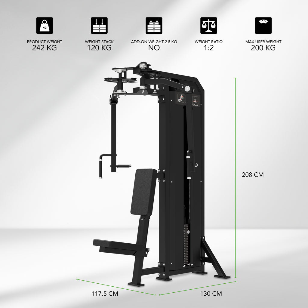 Tunturi Platinum - Dual Pec Fly/Rear Delt - Selectorized - V-series afbeelding 2
