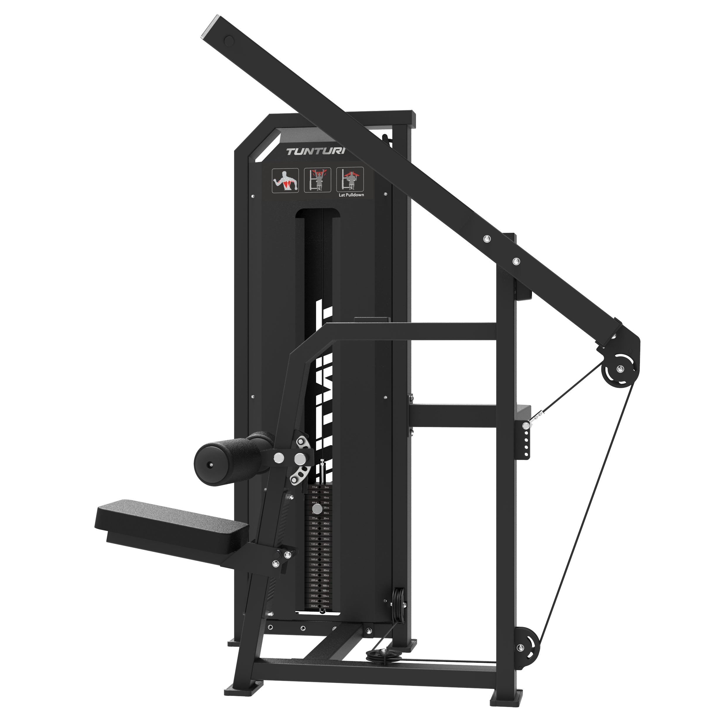 Tunturi Platinum - Lat Pulldown - Selectorized - V-series afbeelding 3
