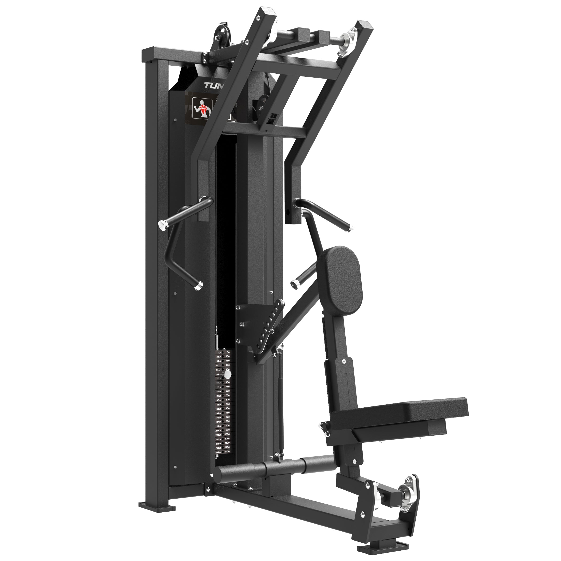 Tunturi Platinum - Seated Row - Selectorized - V-series afbeelding 5