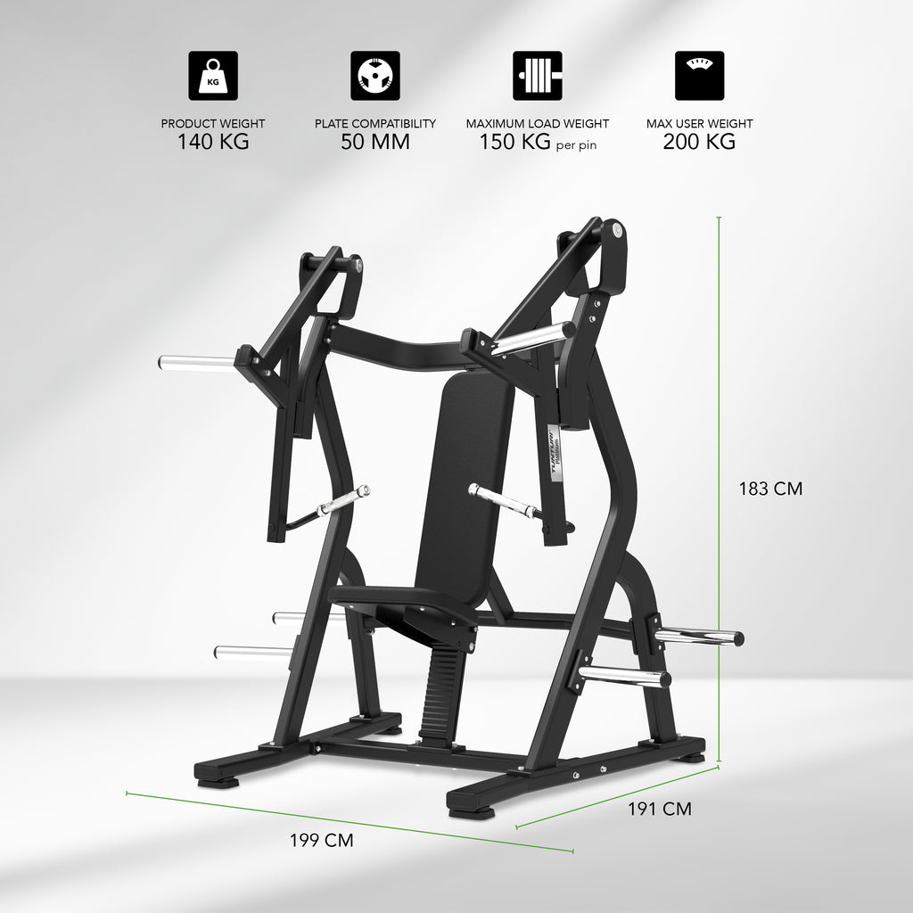 Tunturi Platinum - Chest Press - Plate loaded - V-series afbeelding 2