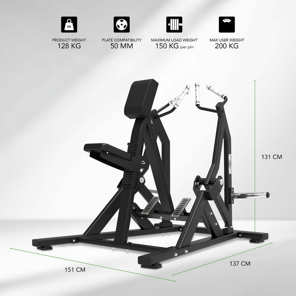 Tunturi Platinum - Seated Row - Plate loaded - V-series afbeelding 2