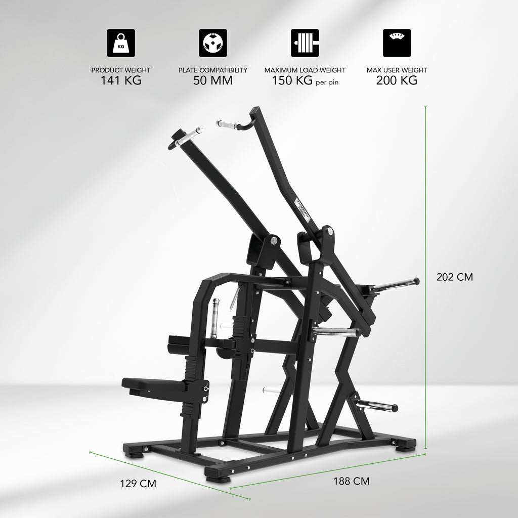 Tunturi Platinum - Wide Lat Pulldown  - Plate loaded - V-series afbeelding 2