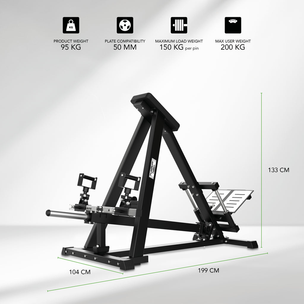 Tunturi Platinum - Adjustable T-bar Row - Plate loaded - V-series afbeelding 2