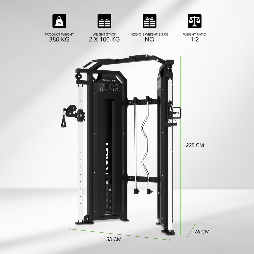 Tunturi Platinum - Functional Trainer - Selectorized - V-series afbeelding 2
