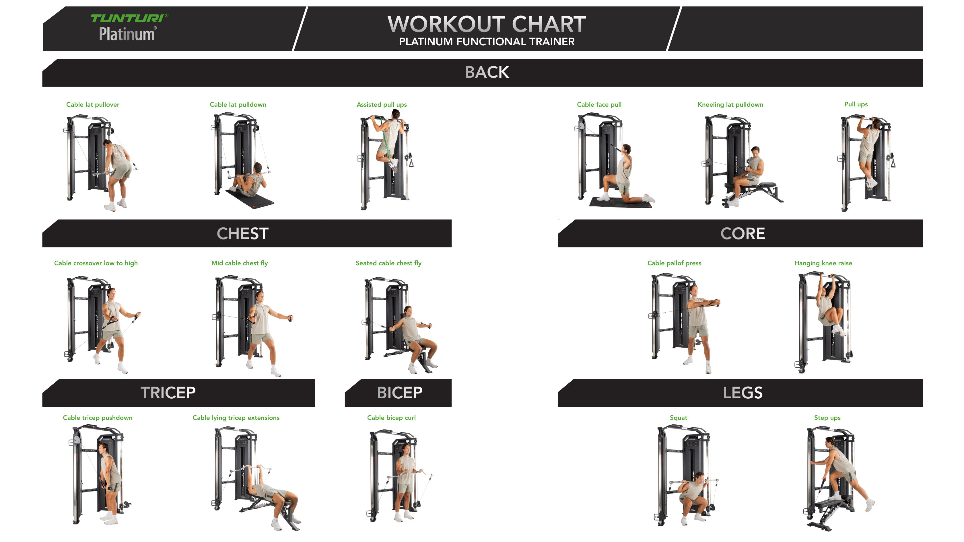 Tunturi Platinum - Functional Trainer - Selectorized - V-series afbeelding 5