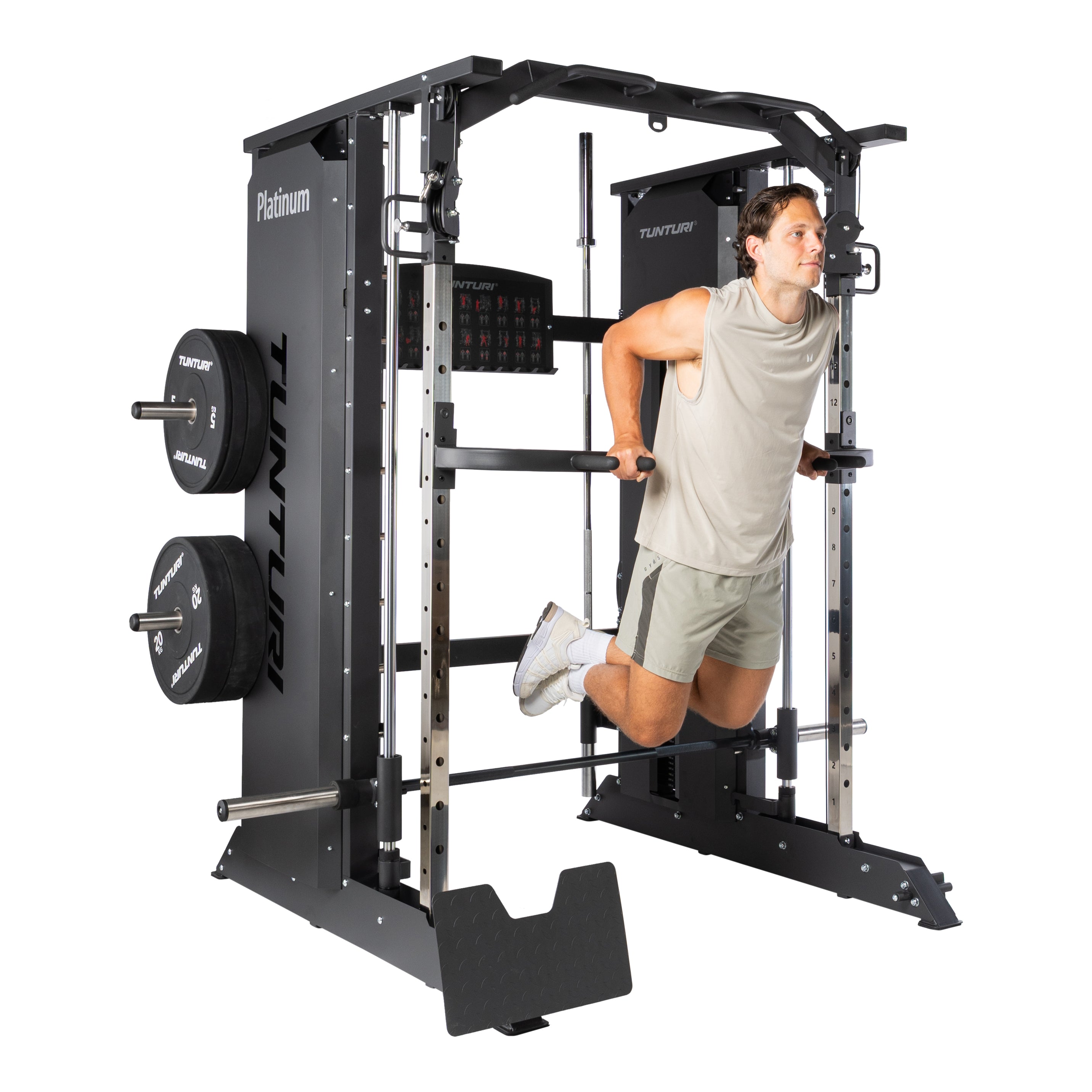 Tunturi Platinum - Full Smith/Functional trainer - Selectorized - V-series afbeelding 13