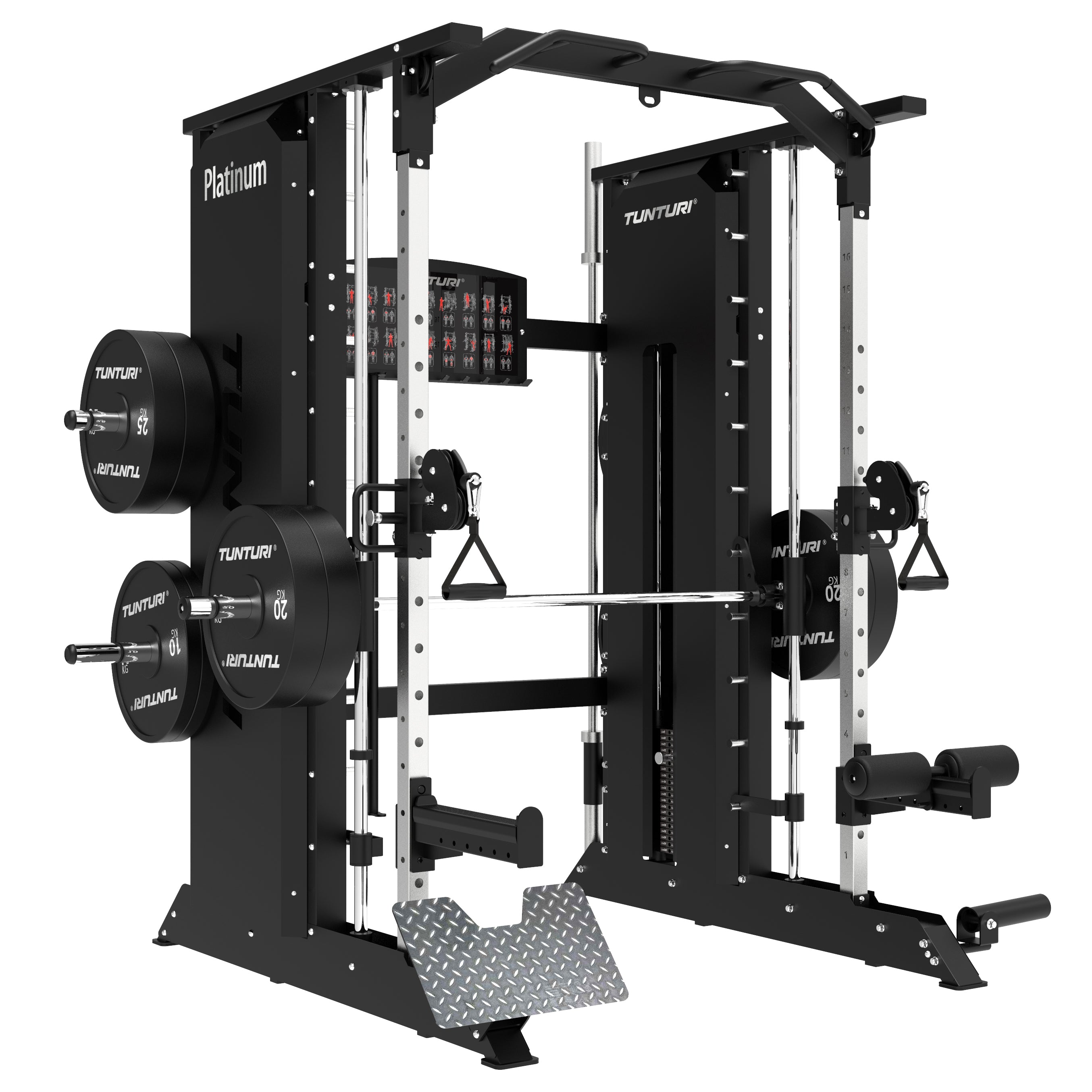 Tunturi Platinum - Full Smith/Functional trainer - Selectorized - V-series afbeelding 15