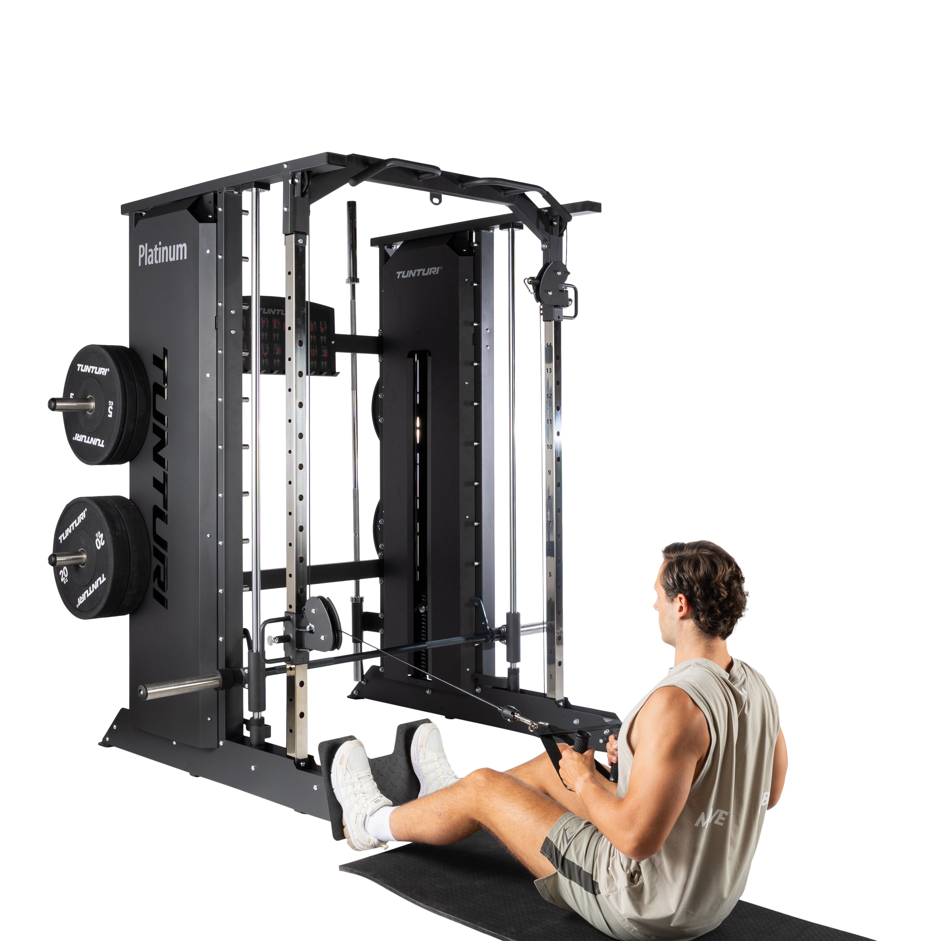 Tunturi Platinum - Full Smith/Functional trainer - Selectorized - V-series afbeelding 10