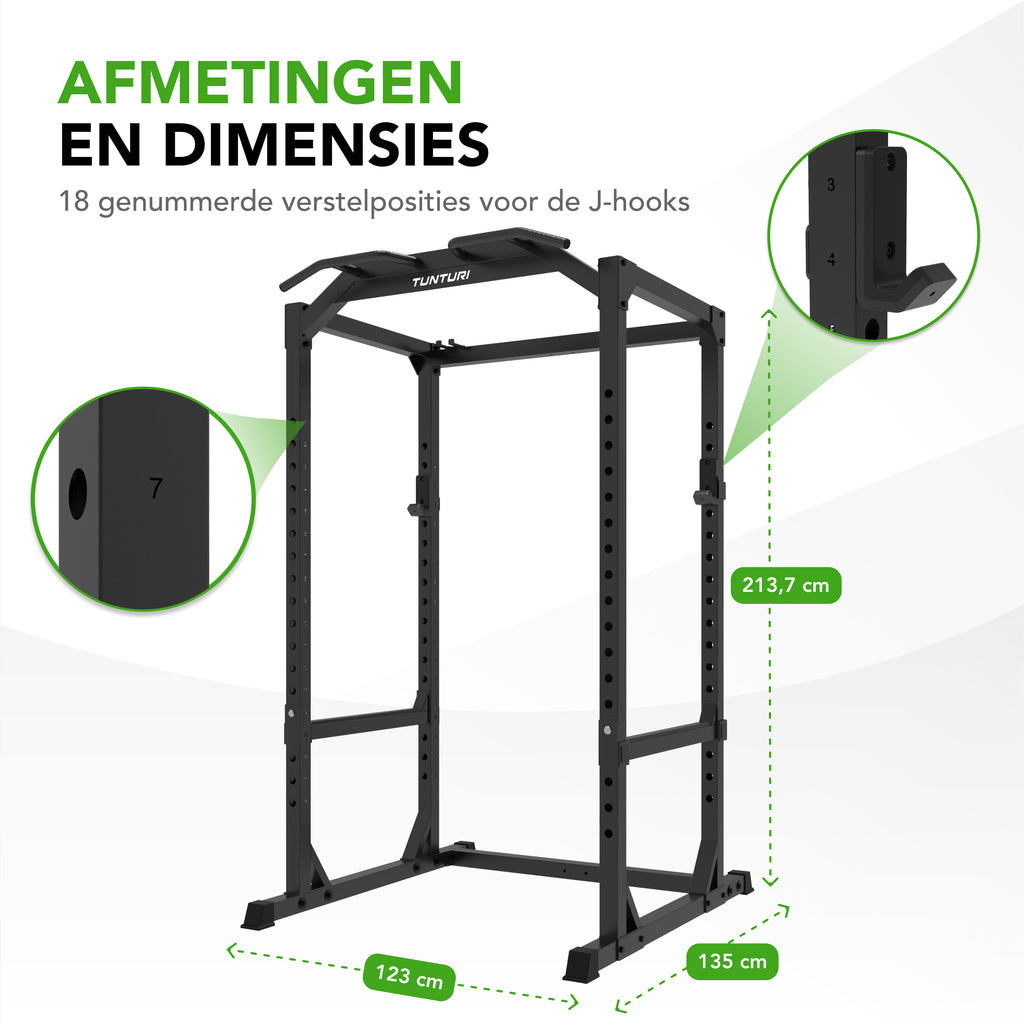 Tunturi PR60 Power Rack (1/2) afbeelding 4