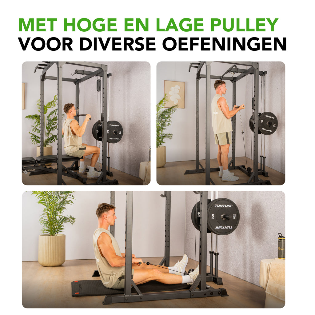 Tunturi PR60 Power Rack - Pulley Attachment (1/2) afbeelding 3