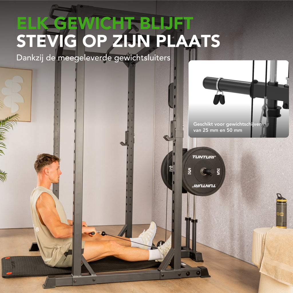 Tunturi PR60 Power Rack - Pulley Attachment (1/2) afbeelding 4