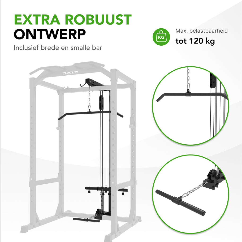 Tunturi PR60 Power Rack - Pulley Attachment (1/2) afbeelding 6