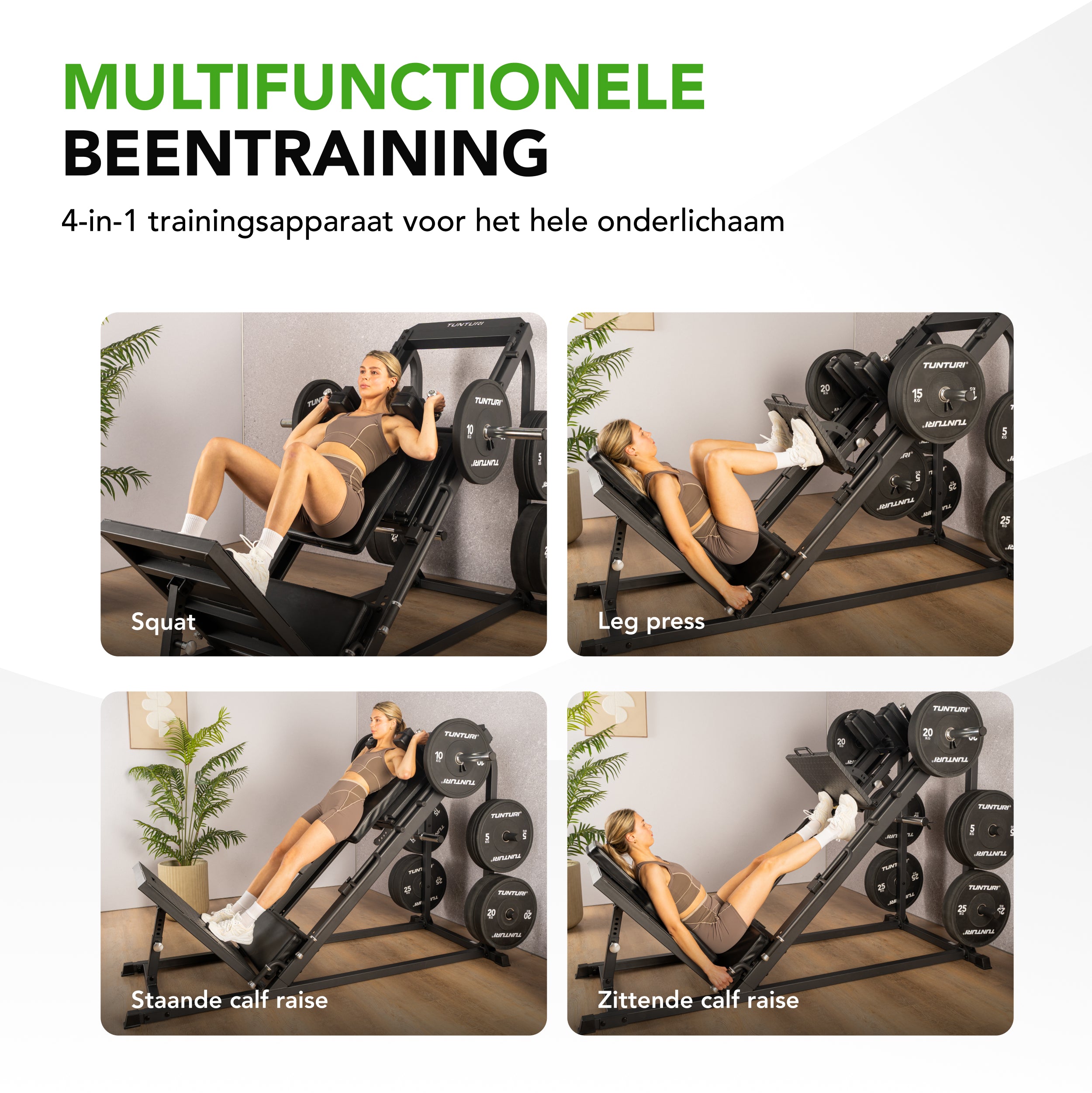 Tunturi LP60 Leg Press/Hack Squat (1/4) afbeelding 3