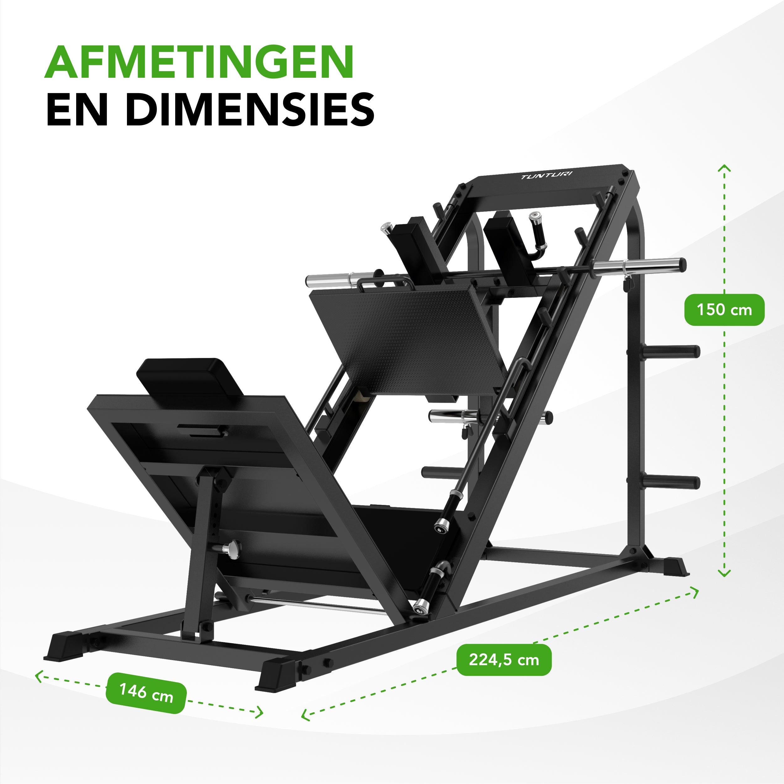 Tunturi LP60 Leg Press/Hack Squat (1/4) afbeelding 10