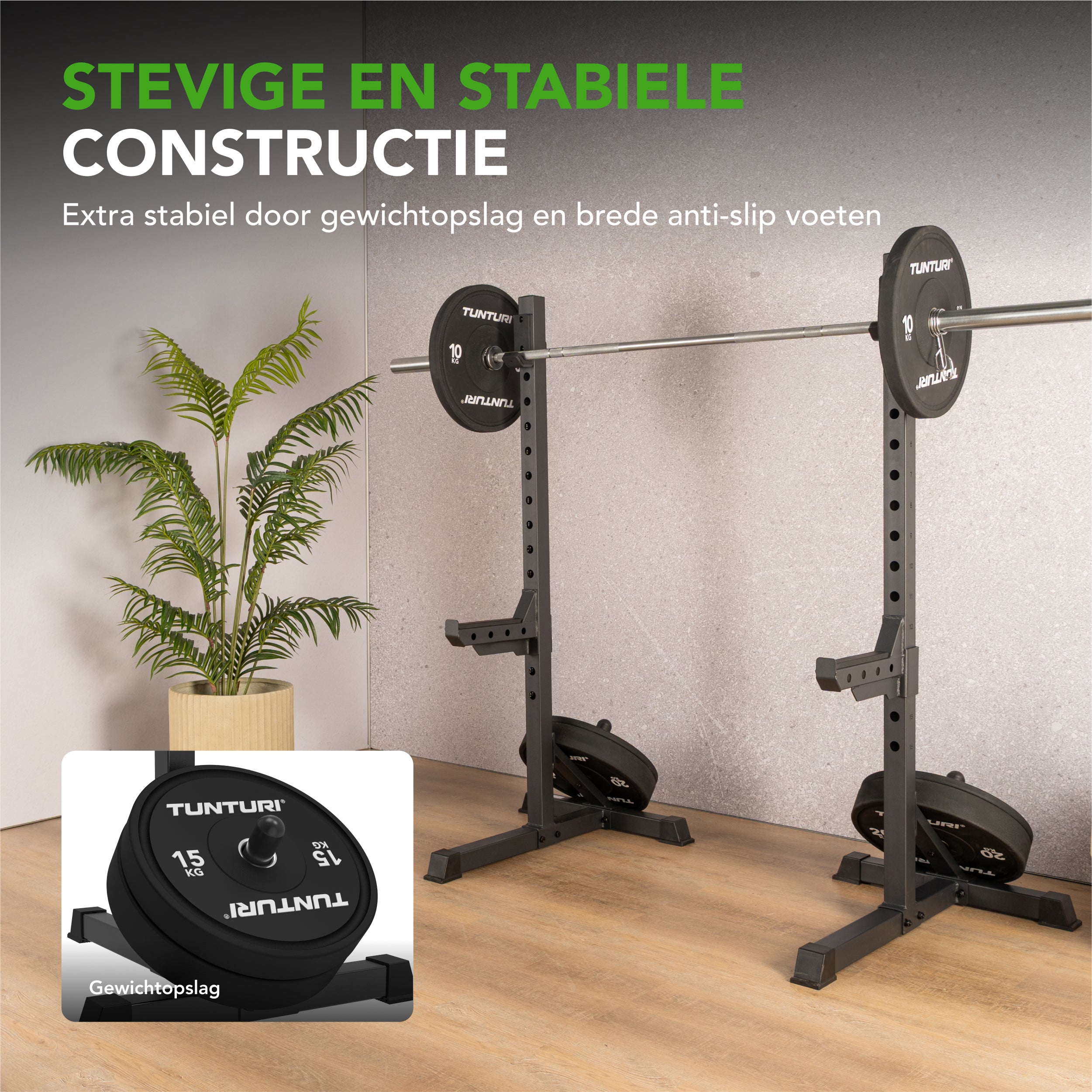 Tunturi SS60 Squat Stand (1/2) afbeelding 3