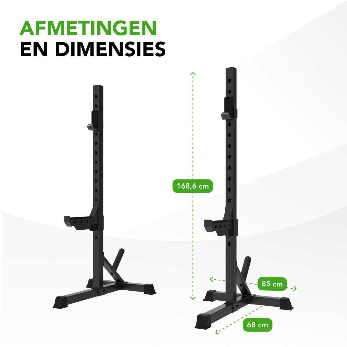 Tunturi SS60 Squat Stand (1/2) afbeelding 6