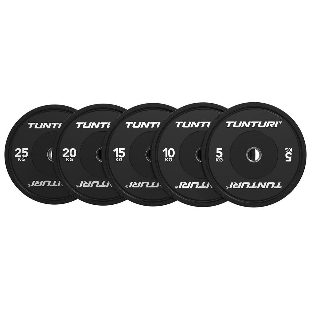 Tunturi Platinum Bumper Plate Black, 5kg afbeelding 5