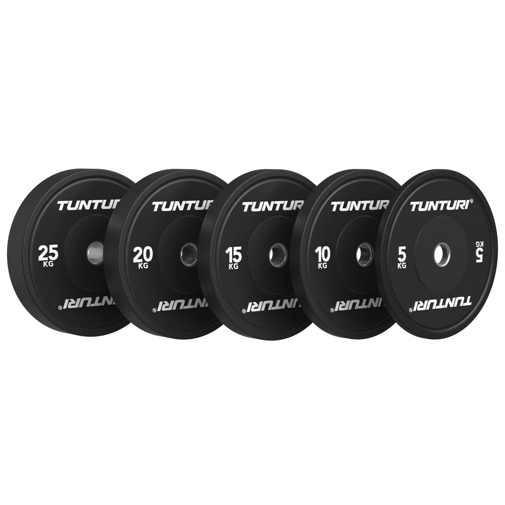 Tunturi Platinum Bumper Plate Black, 10kg afbeelding 4