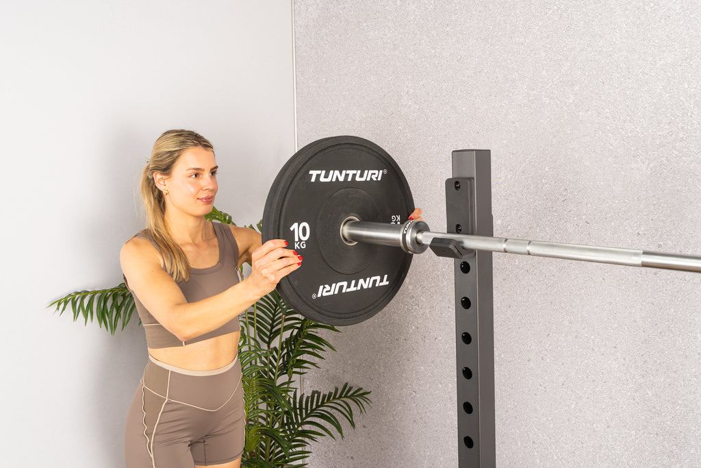 Tunturi Platinum Bumper Plate Black, 15kg afbeelding 7