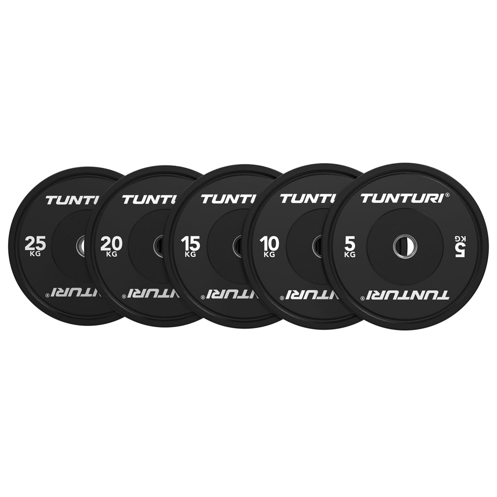 Tunturi Platinum Bumper Plate Black, 20kg afbeelding 5