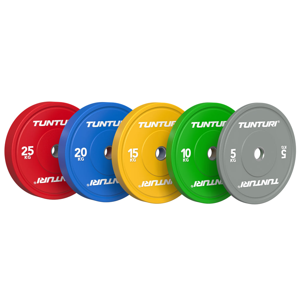 Tunturi Platinum Bumper Plate Yellow, 15kg afbeelding 4