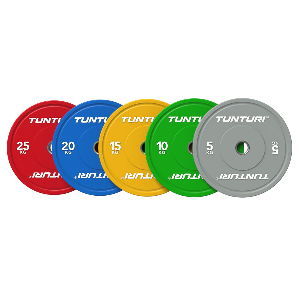 Tunturi Platinum Bumper Plate Yellow, 15kg afbeelding 5