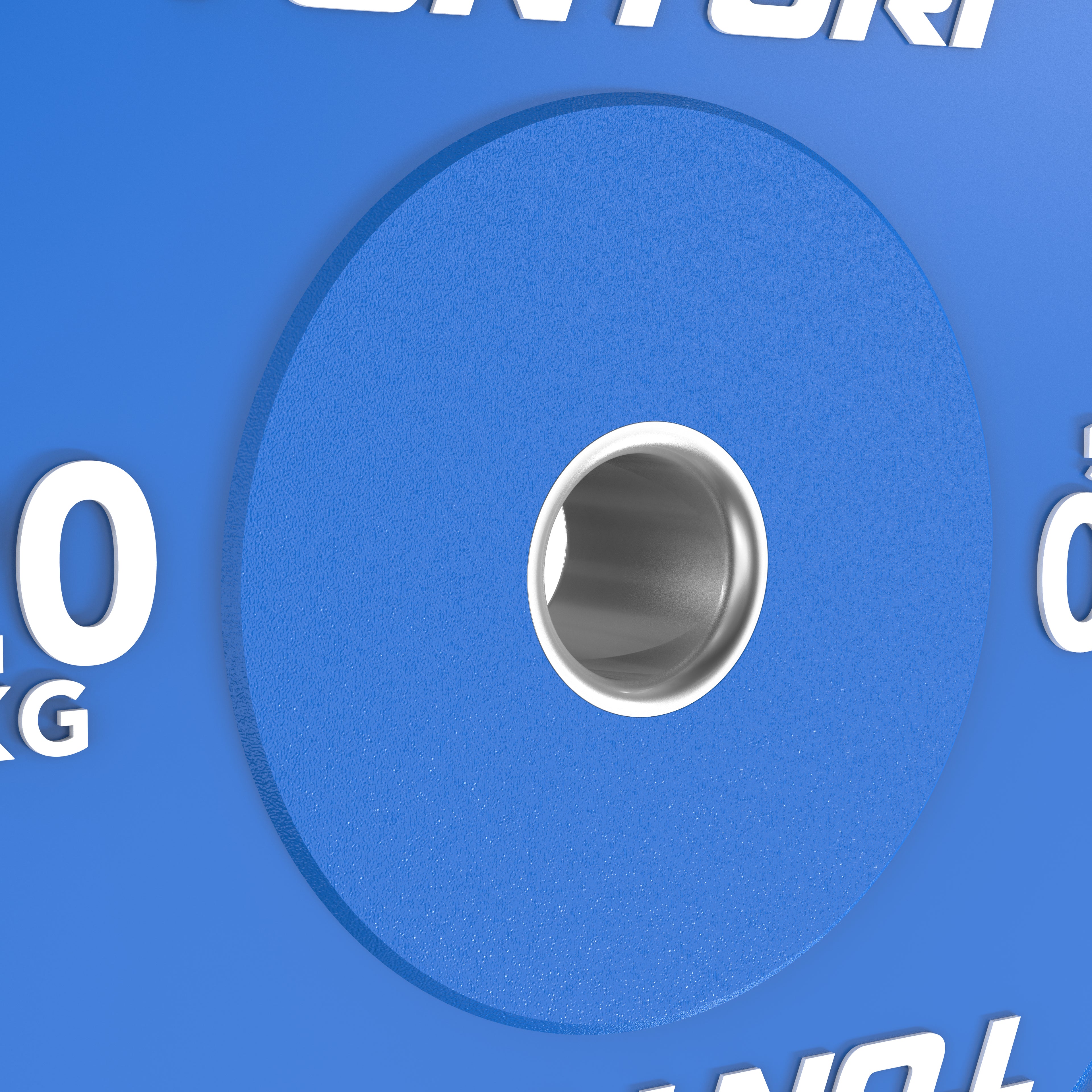 Tunturi Platinum Bumper Plate Blue, 20kg afbeelding 8
