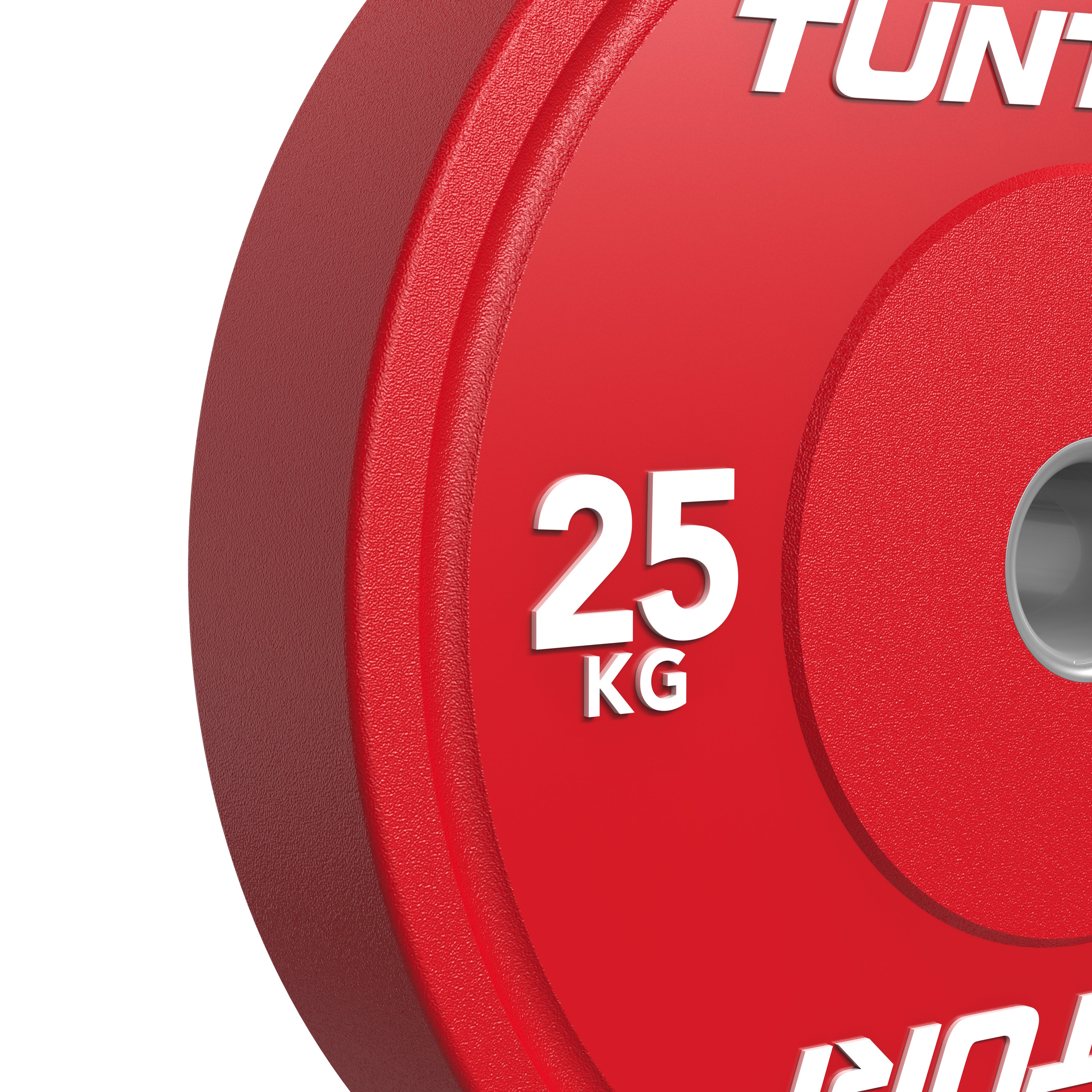 Tunturi Platinum Bumper Plate Red, 25kg afbeelding 9