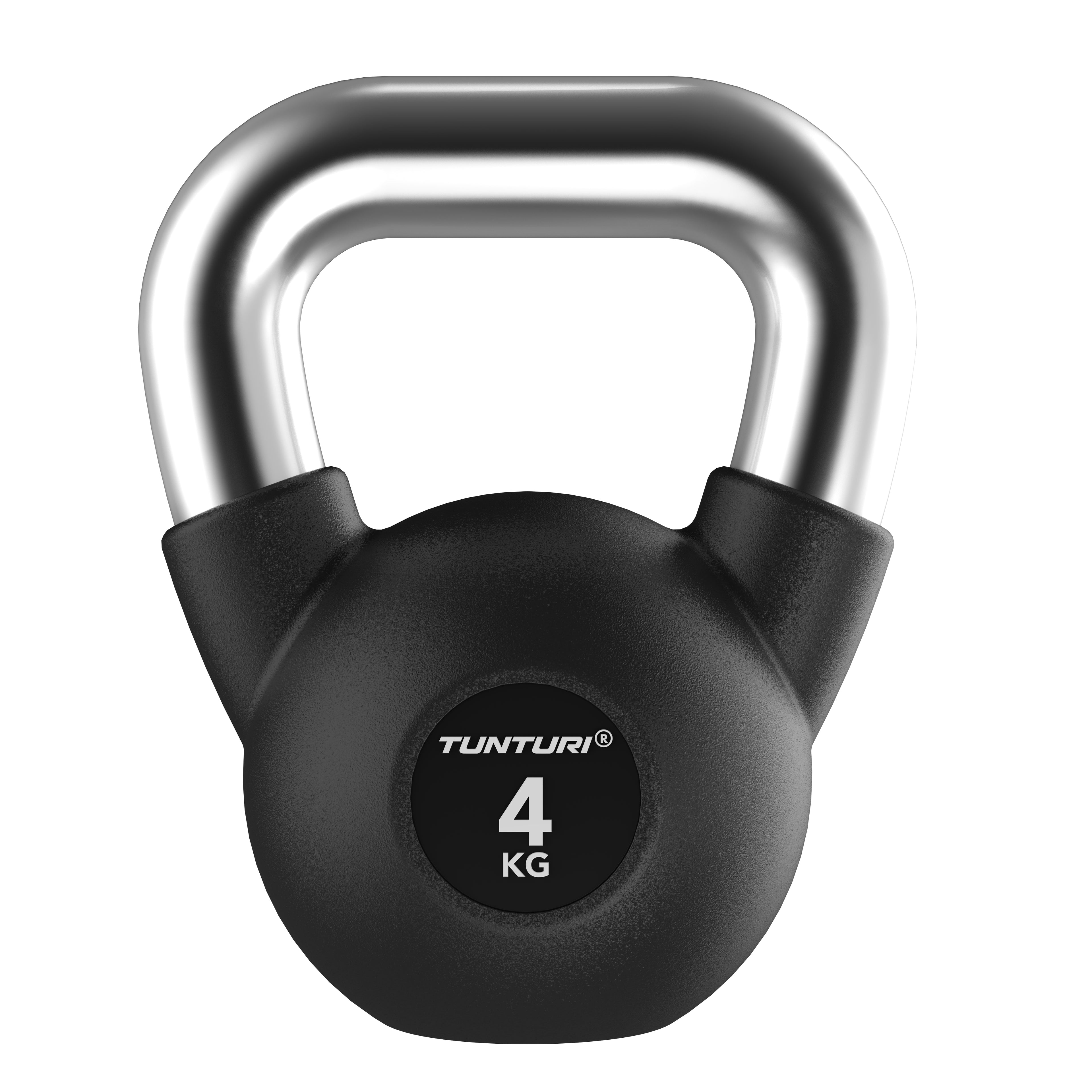 Tunturi Platinum Rubber Kettlebell, 4kg afbeelding 2