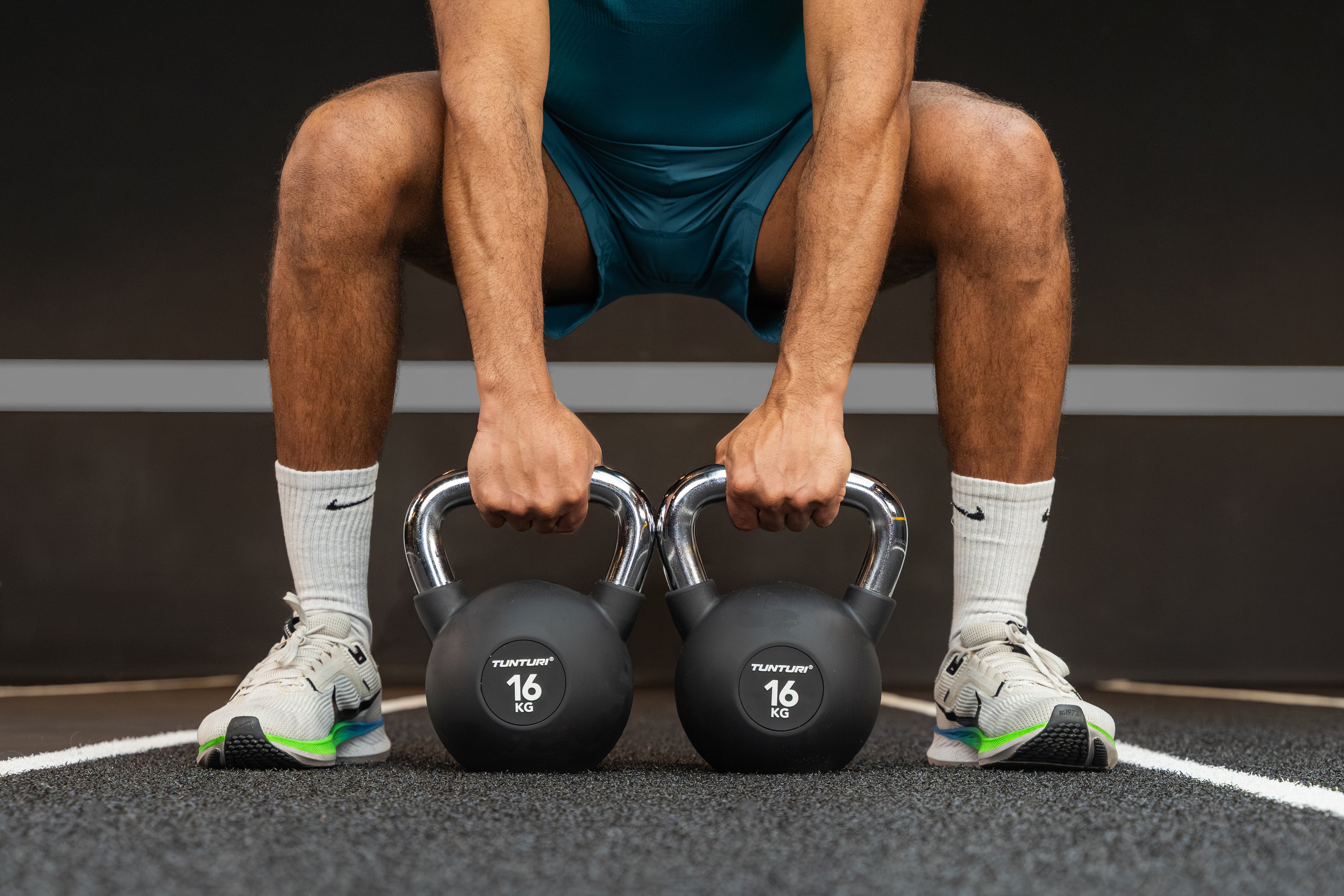 Tunturi Platinum Rubber Kettlebell, 4kg afbeelding 3