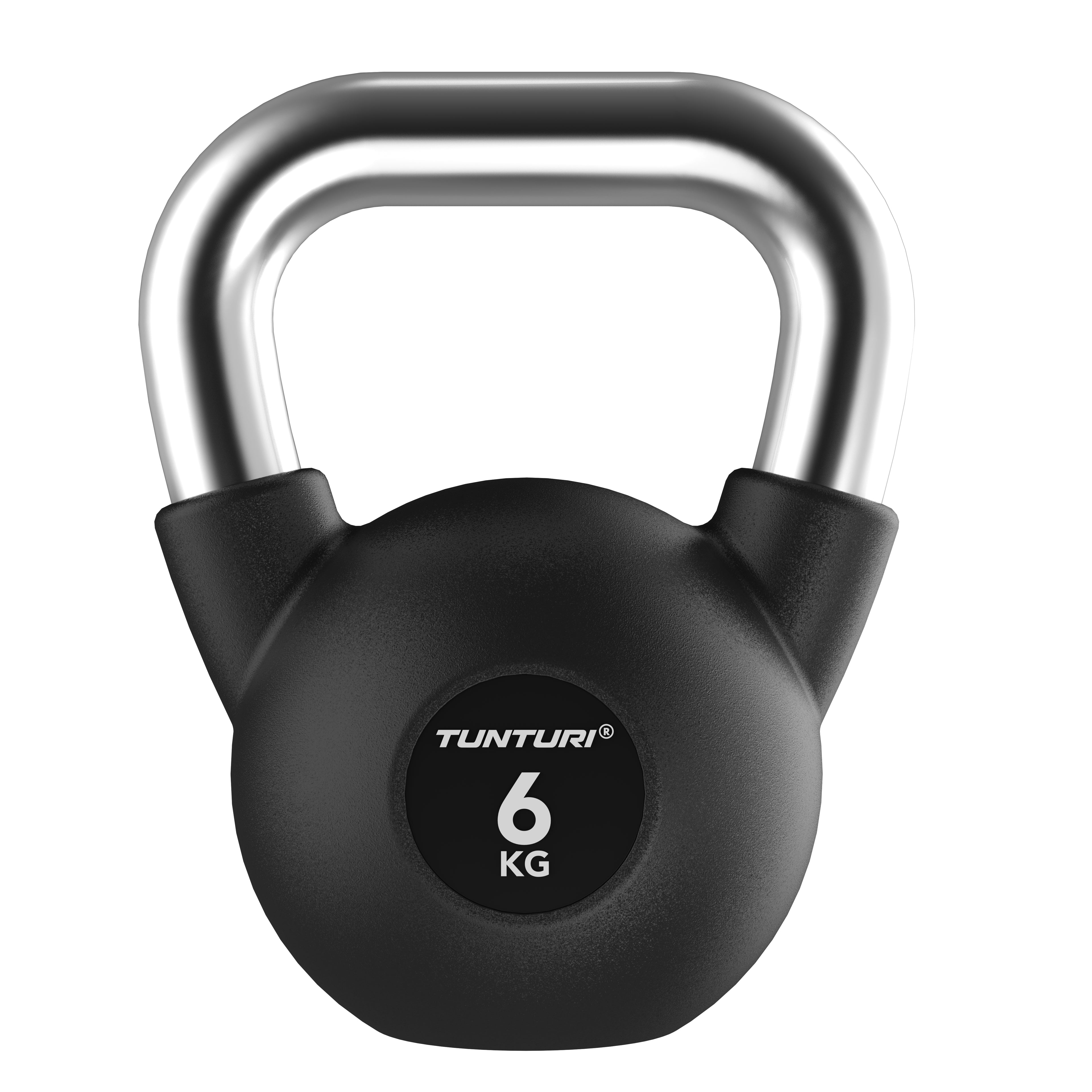 Tunturi Platinum Rubber Kettlebell, 6kg afbeelding 2