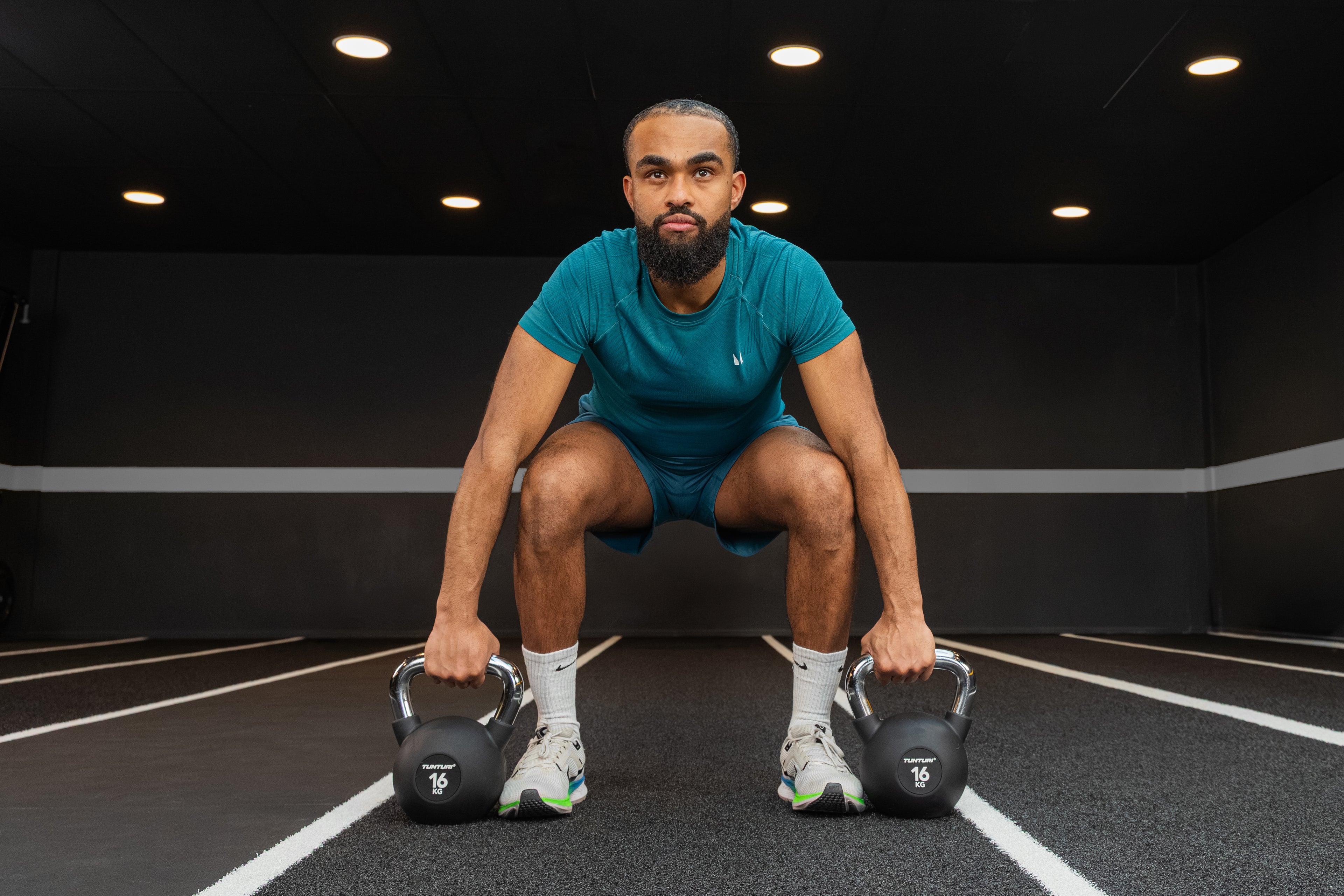 Tunturi Platinum Rubber Kettlebell, 16kg afbeelding 13
