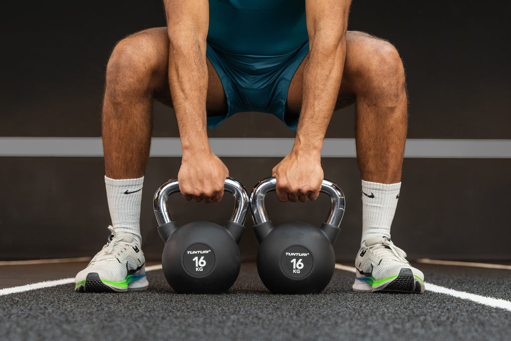 Tunturi Platinum Rubber Kettlebell, 24kg afbeelding 3