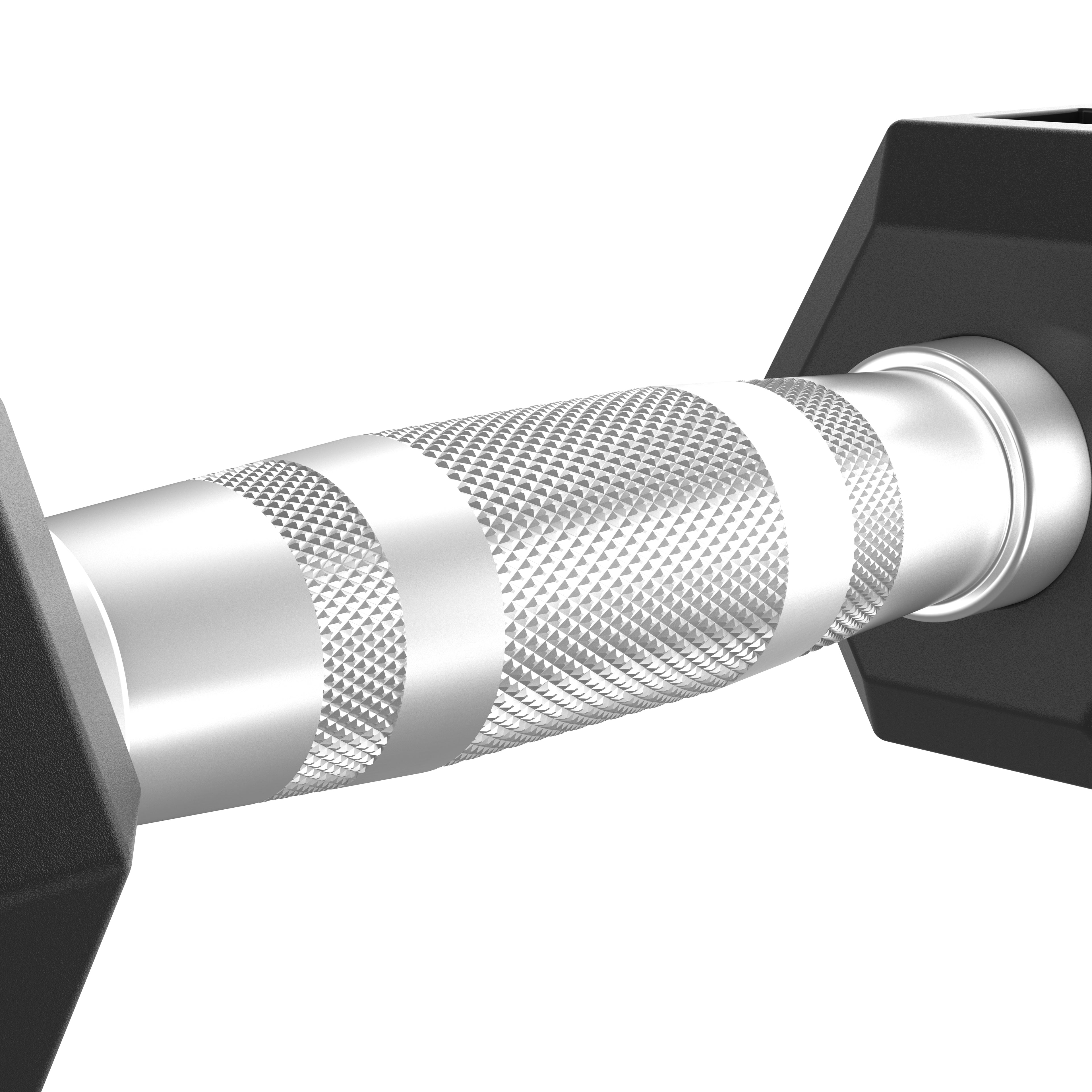 Tunturi Platinum Hex Rubber Dumbbell, 6kg afbeelding 6