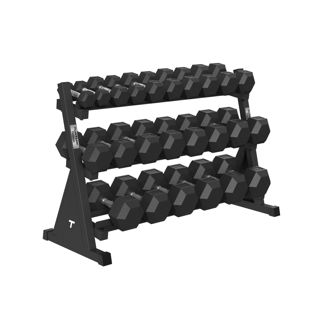 Tunturi Platinum Hex Rubber Dumbbell Rack afbeelding 2
