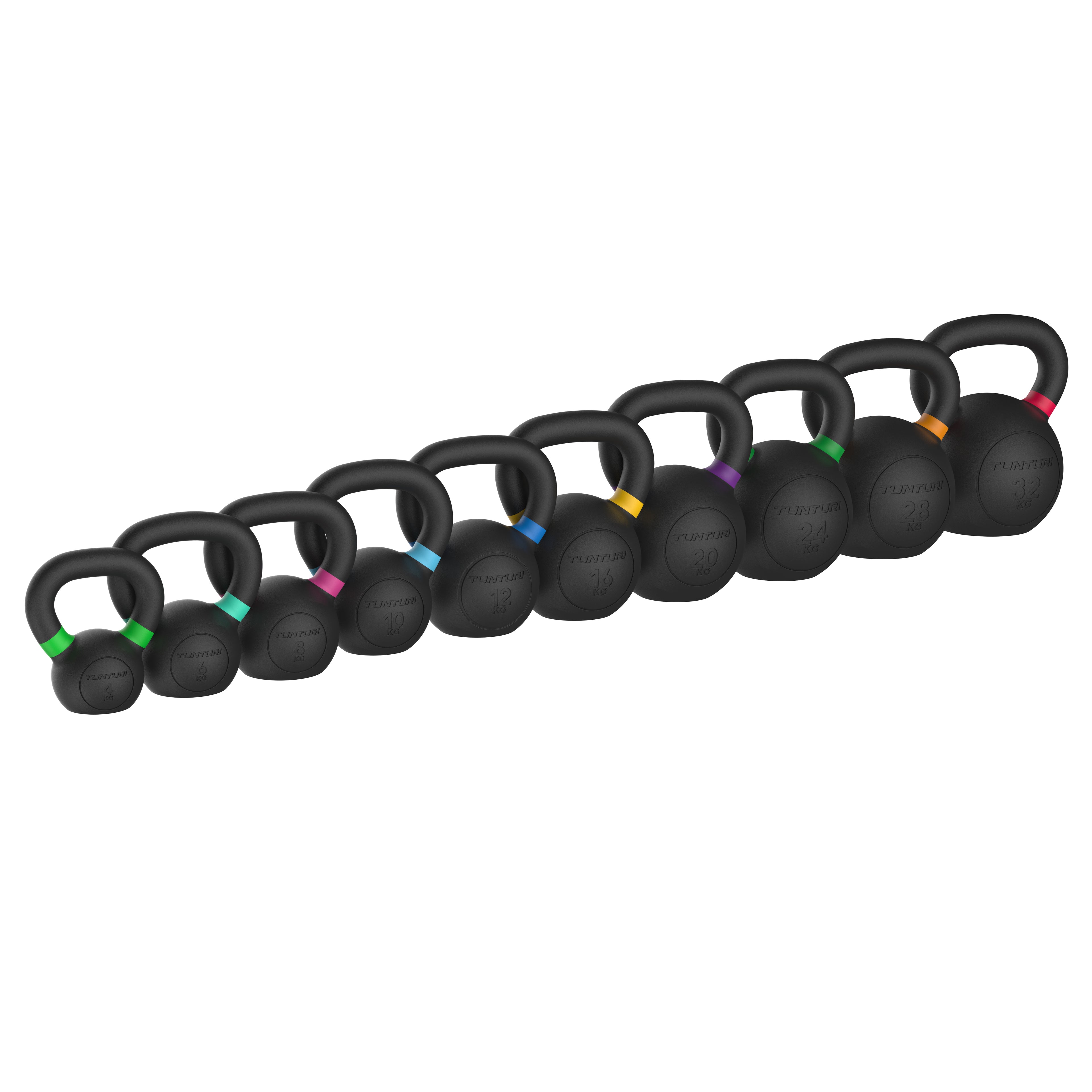 Tunturi Platinum Cast Iron Kettlebell, 4kg afbeelding 7