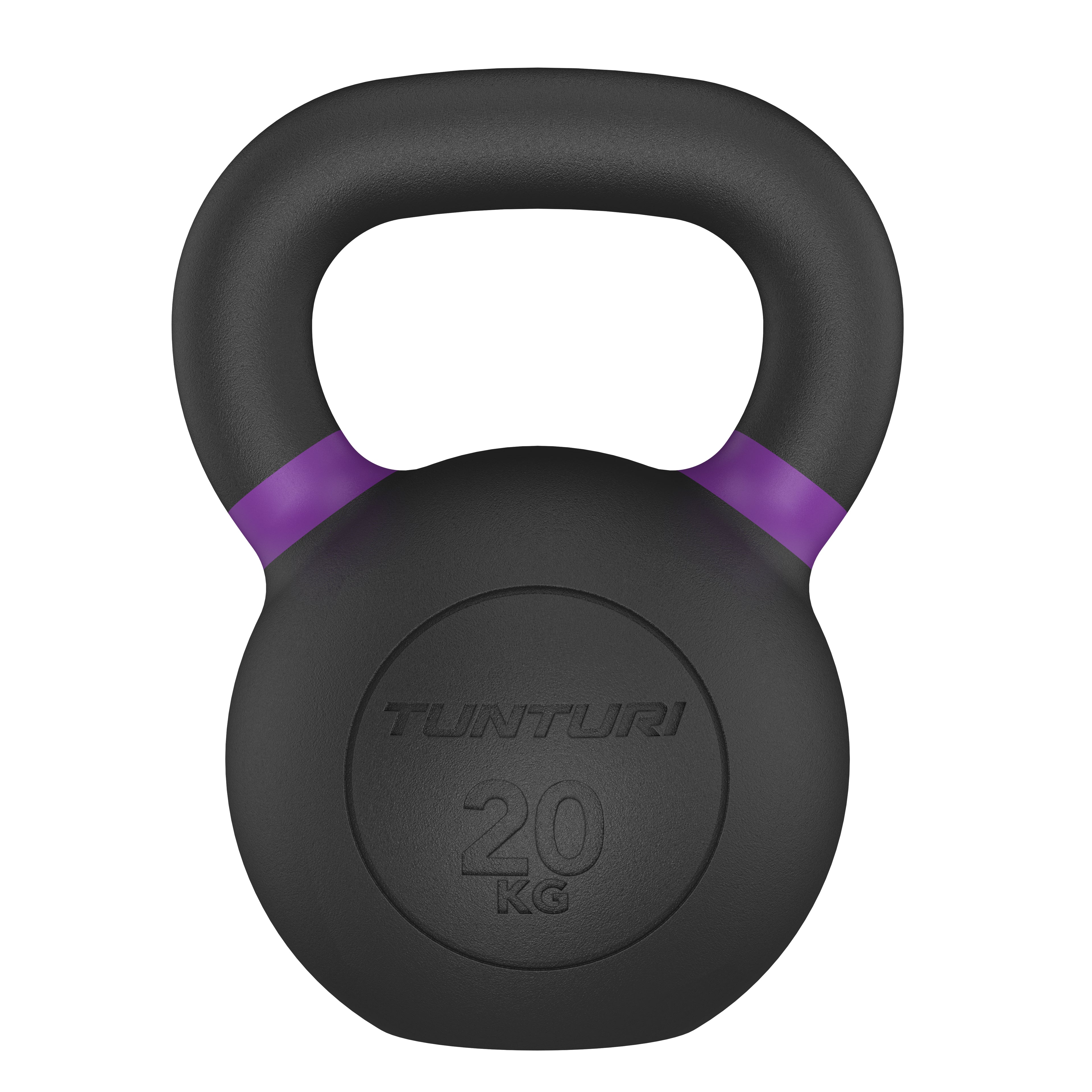 Tunturi Platinum Cast Iron Kettlebell, 20kg afbeelding 2