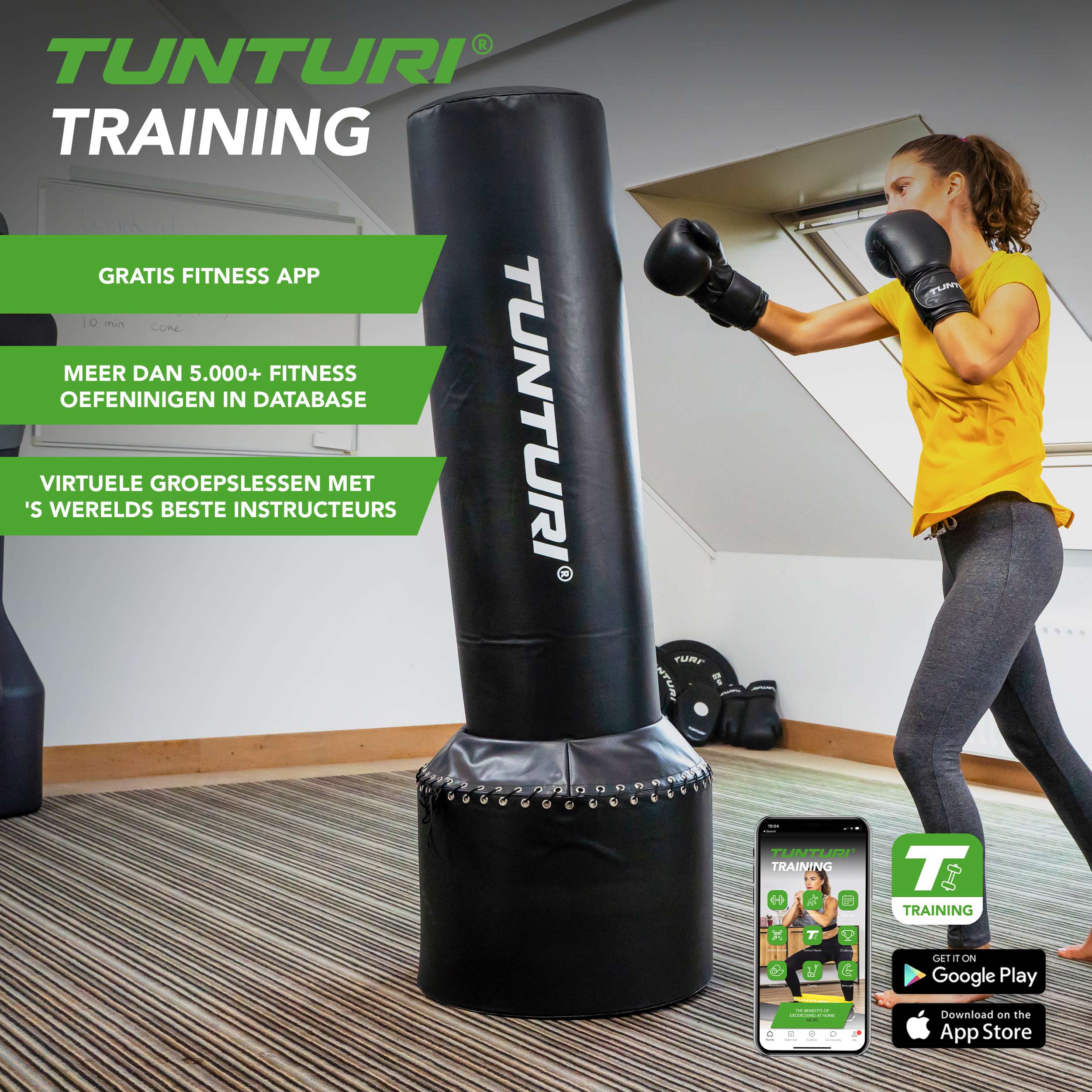 Tunturi Signature Free Stand Boxing Bag afbeelding 5