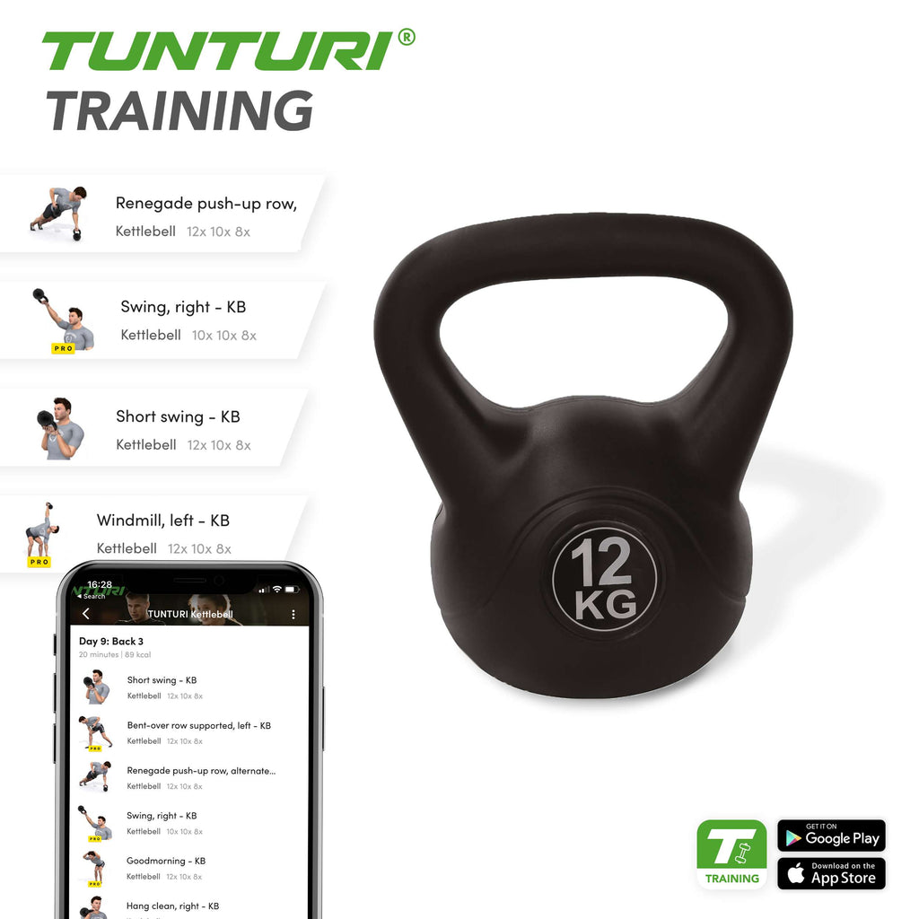Tunturi PE Kettlebell 12kg afbeelding 4