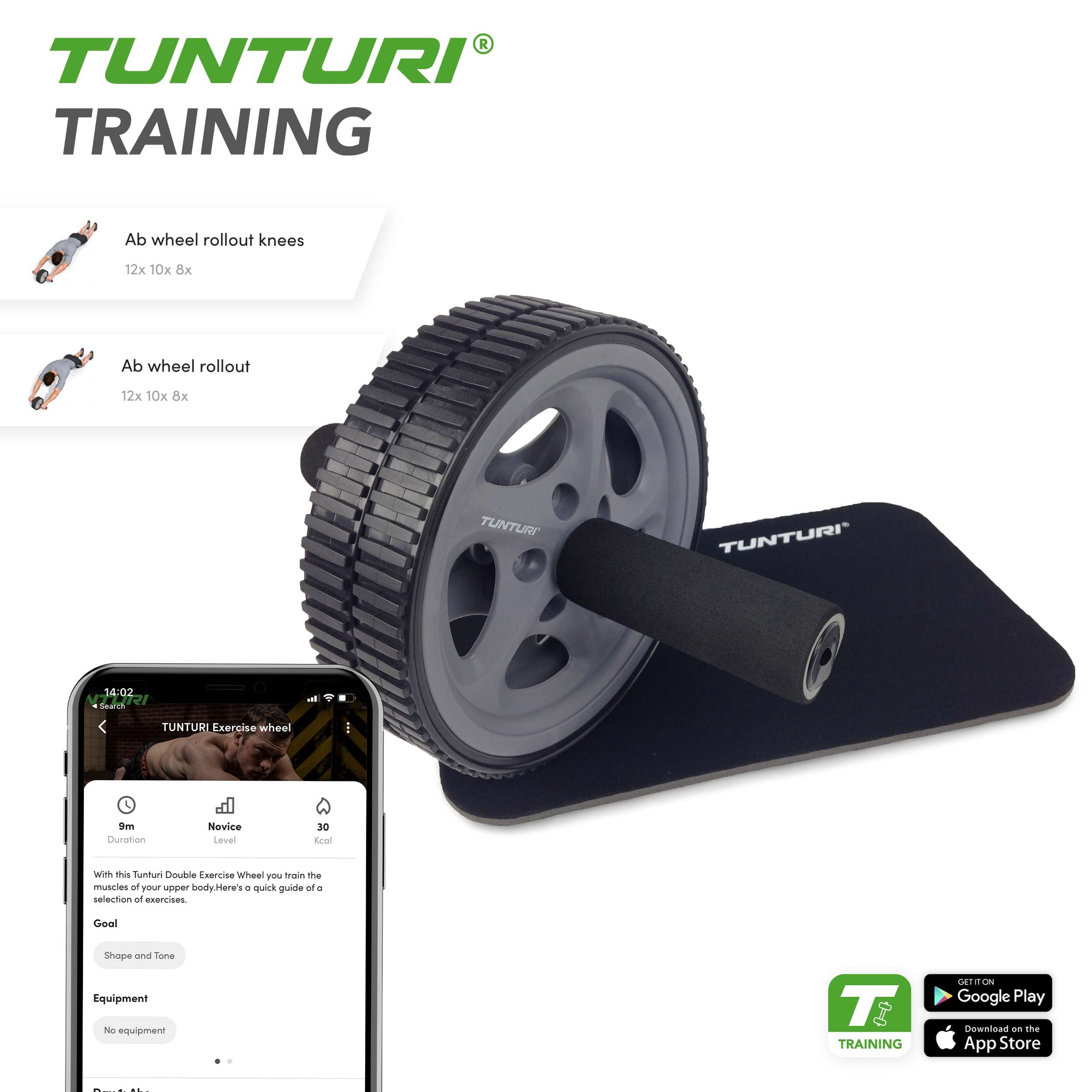 Tunturi Exercise Wheel Deluxe afbeelding 4