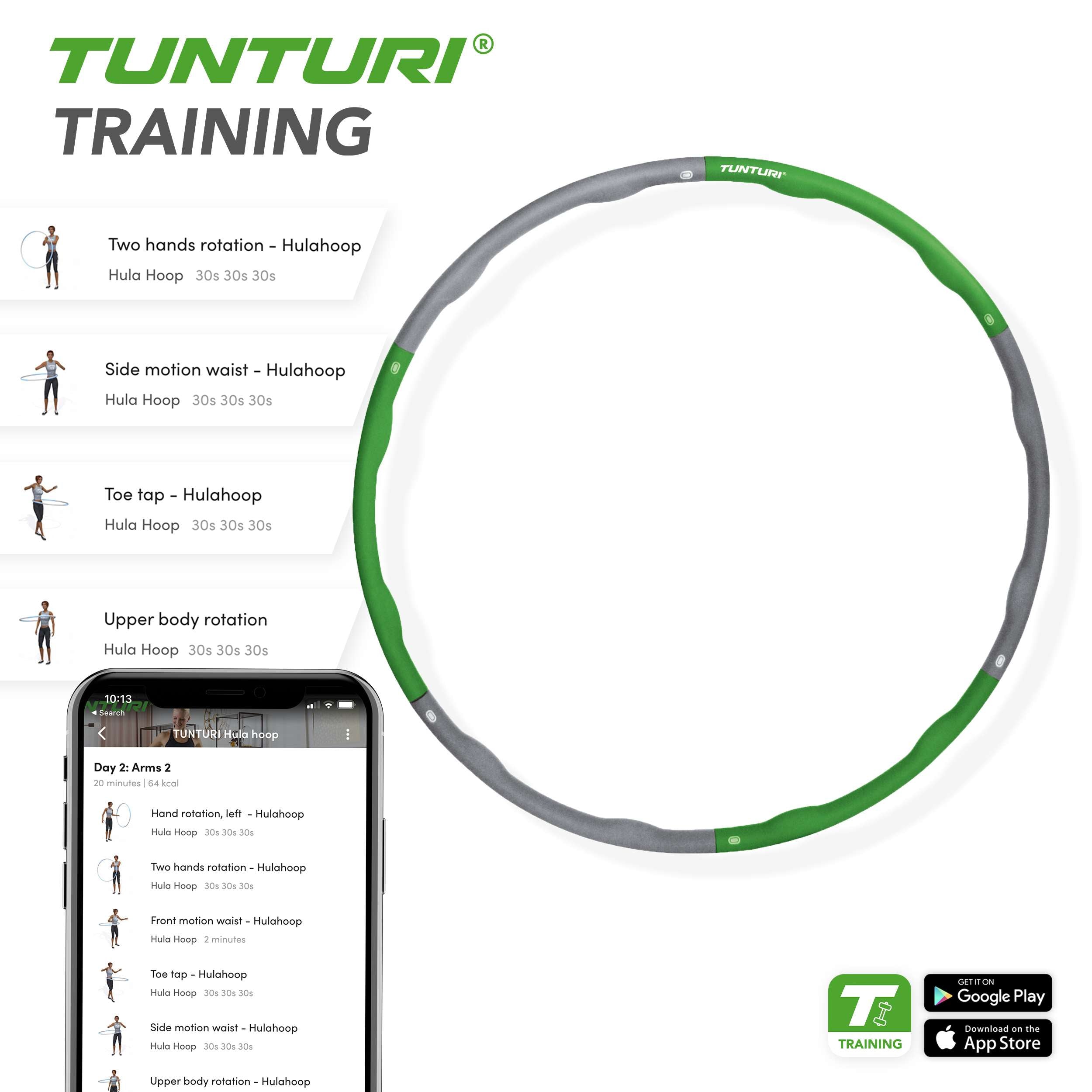 Tunturi Hula Hoop 1.5kg afbeelding 5