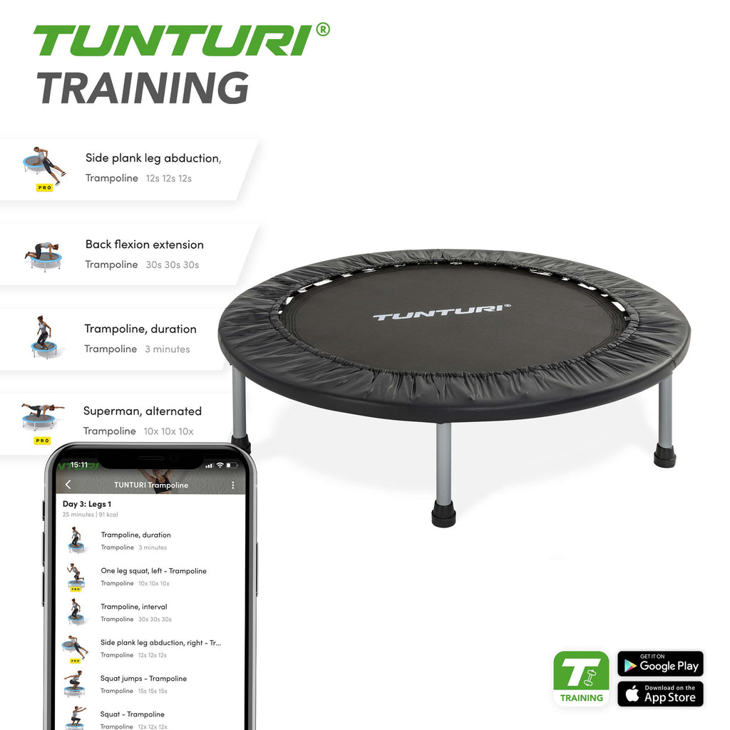 Tunturi Funhop Trampoline 125cm afbeelding 4