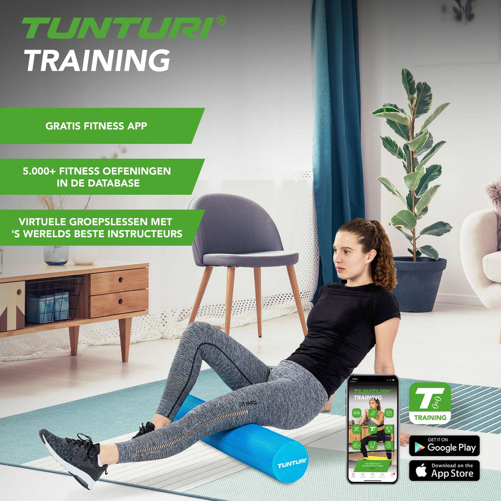 Tunturi Yoga Massage Roller 40cm EVA afbeelding 3