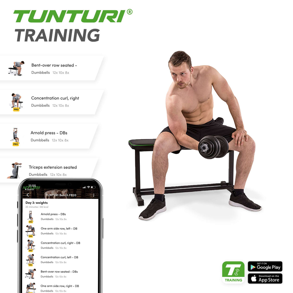 Tunturi FB20 Flat Bench afbeelding 8
