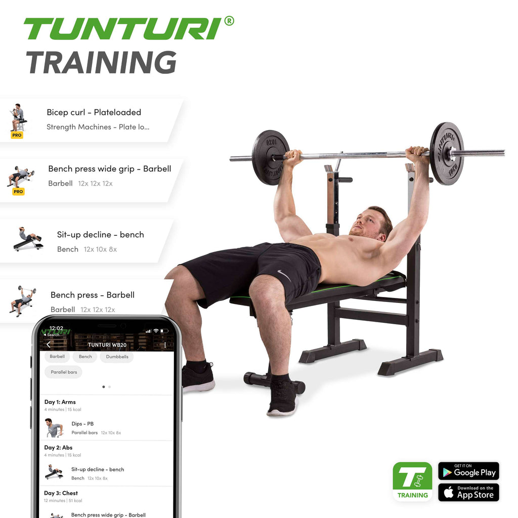 Tunturi WB20 Basic Weight Bench afbeelding 10